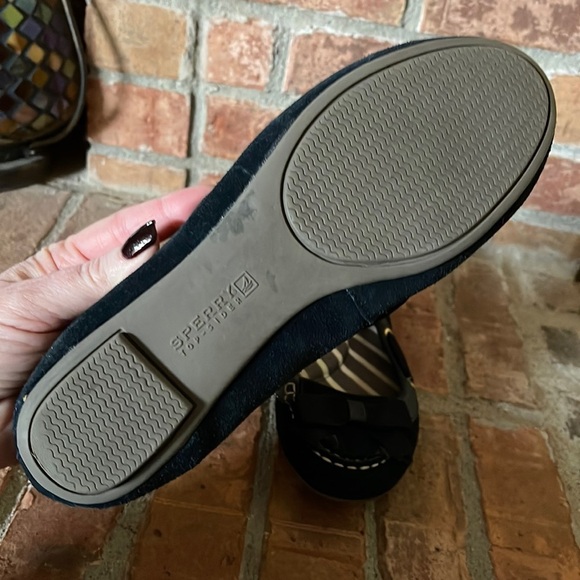 Sperry Top-Sider Brynn Black Suede Flats - Picture 7 of 8